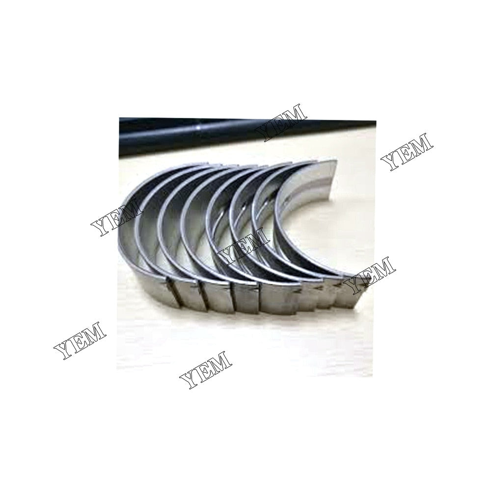 YEM Engine Parts +0.5MM Crankshaft Main Bearing One Set For YANMAR 3TNE68 3TNE68C 3TNA68 Engine For Yanmar