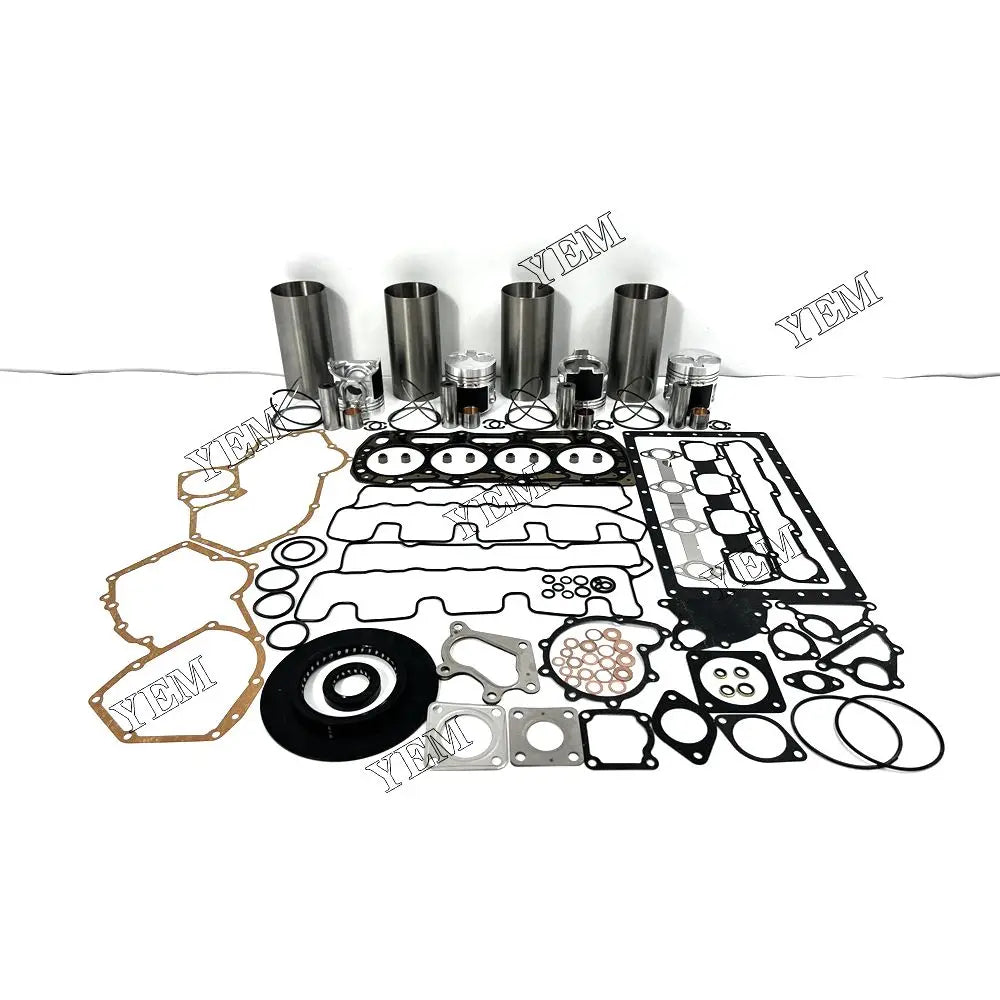 competitive price Overhaul Liner Kit With Gasket Set For Perkins 404C-22 excavator engine part YEMPARTS