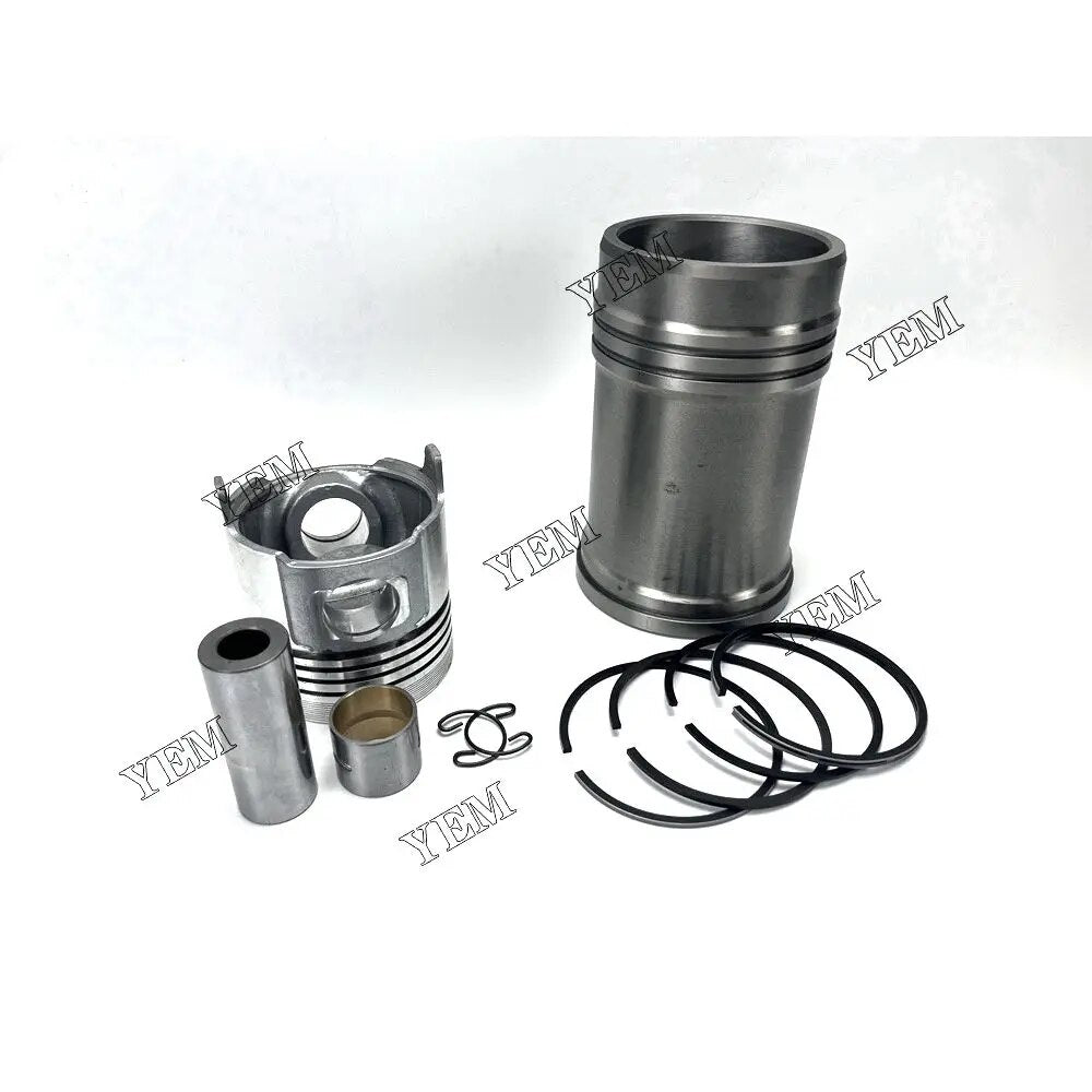 For Yanmar excavator engine TF140 Cylinder Liner Kit With Cylinder Liner Piston Rings Set YEMPARTS