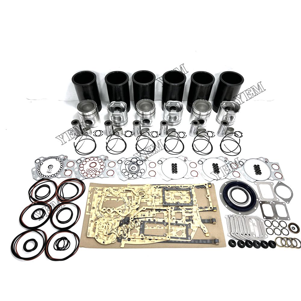 YEM 6D170 Overhaul Kit With Gasket Set Komatsu excavator diesel engine YEMPARTS