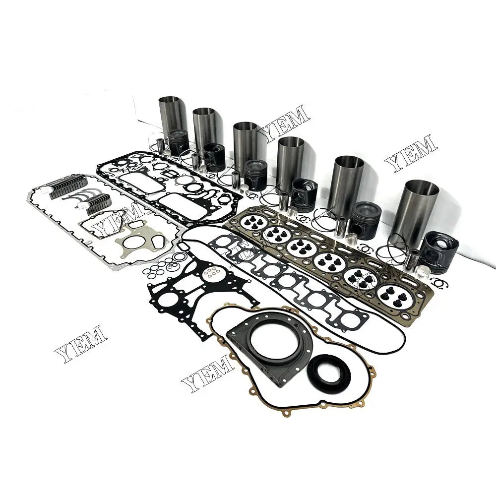 competitive price Overhaul Rebuild Kit With Gasket Set Bearing For Caterpillar C6.6-CR excavator engine part YEMPARTS