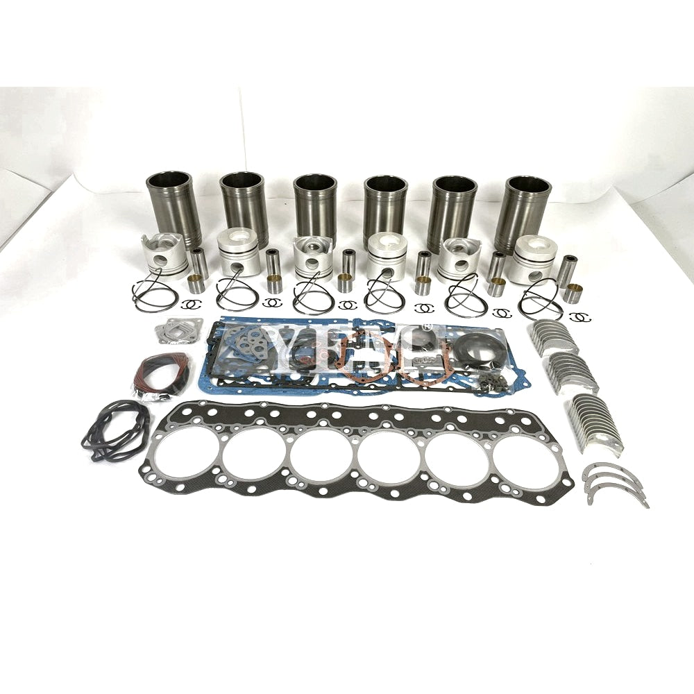 YEM Engine Parts 6D15(T) Engine Overhaul Rebuild Kit Fit For Mitsubishi Excavator Piston ME032870 For Mitsubishi