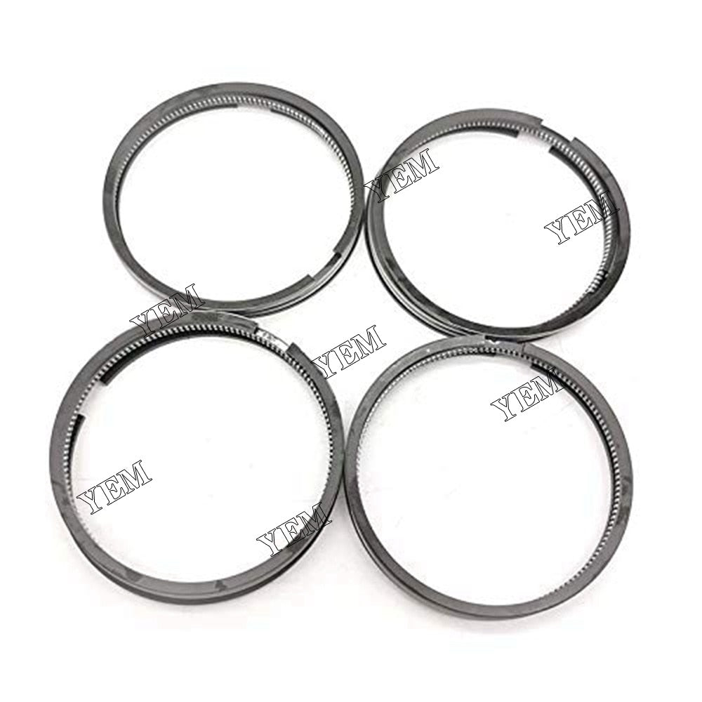 YEM Engine Parts 4 Sets STD Piston Ring Set Kit For Isuzu 4JG2 4JG2T Diesel Engine Forklift For Isuzu