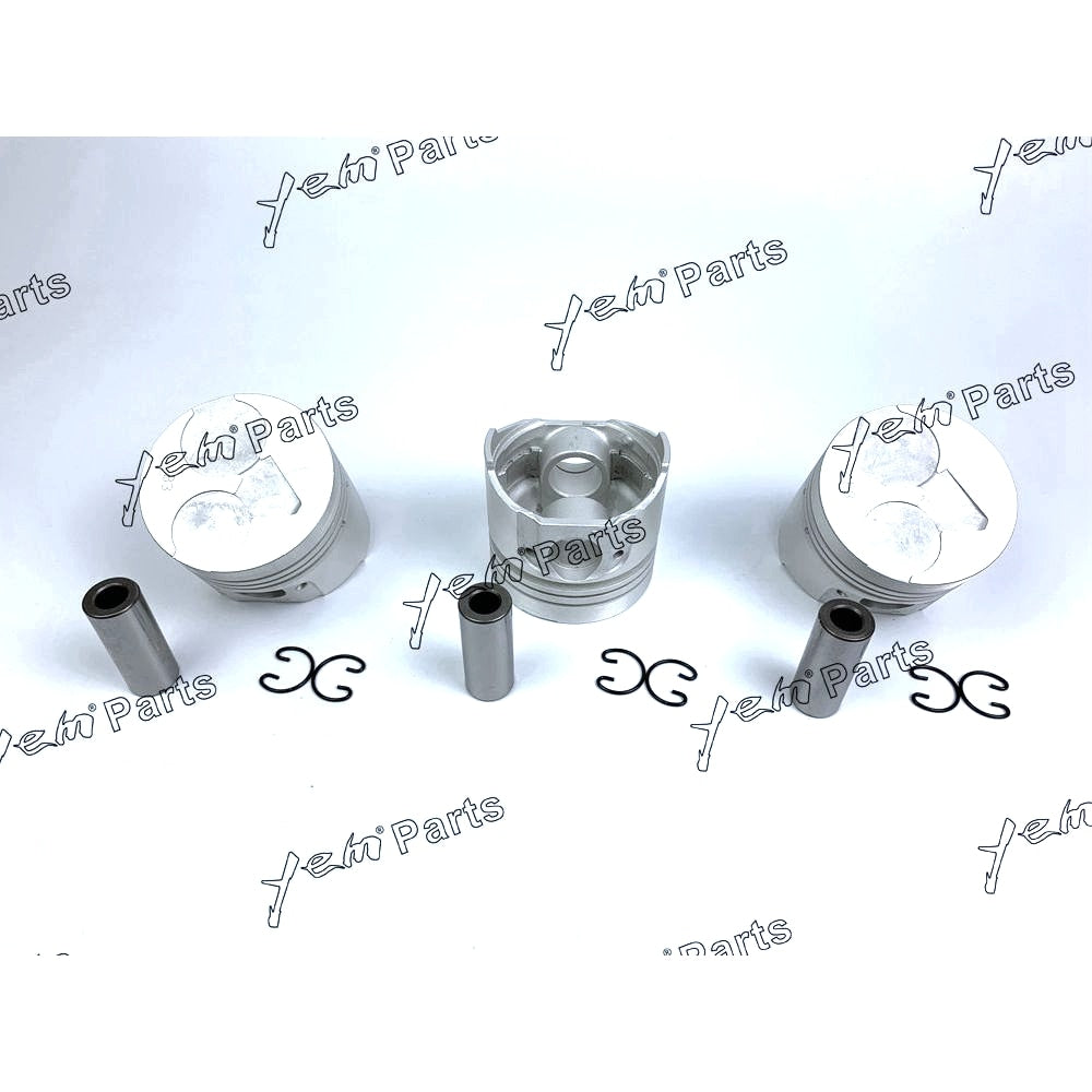 YEM Engine Parts Piston Set STD 76mm For Kubota D1005 x3 PCS Engine Parts For Kubota