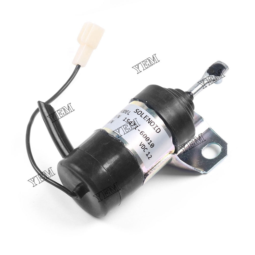 YEM Engine Parts 15471-60010 For Kubota Fuel Solenoid Valve B1550 B1750 B2150 L2900 L3010 L4200 For Kubota