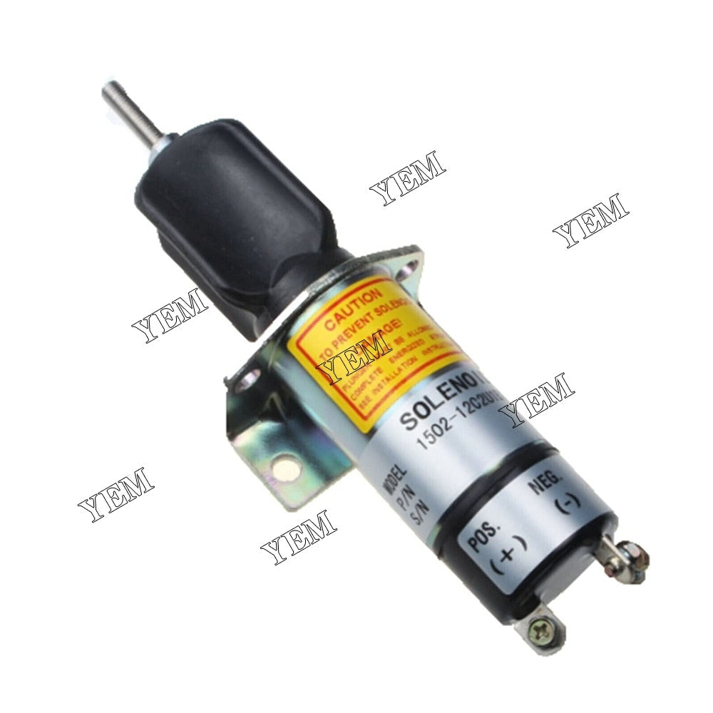 YEM Engine Parts Fuel Shut Off Solenoid 1502ES-12C2U1B1S1 for Woodward 1500-1008 12V 1502ES For Other