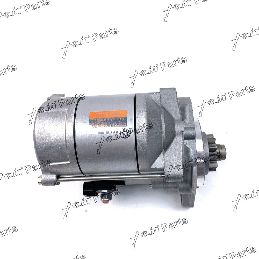 YEM Engine Parts For Kubota Engine D1403 D1703 V1903 V2003 V2203 12V 9T Starter Motor 17298-63010 For Kubota