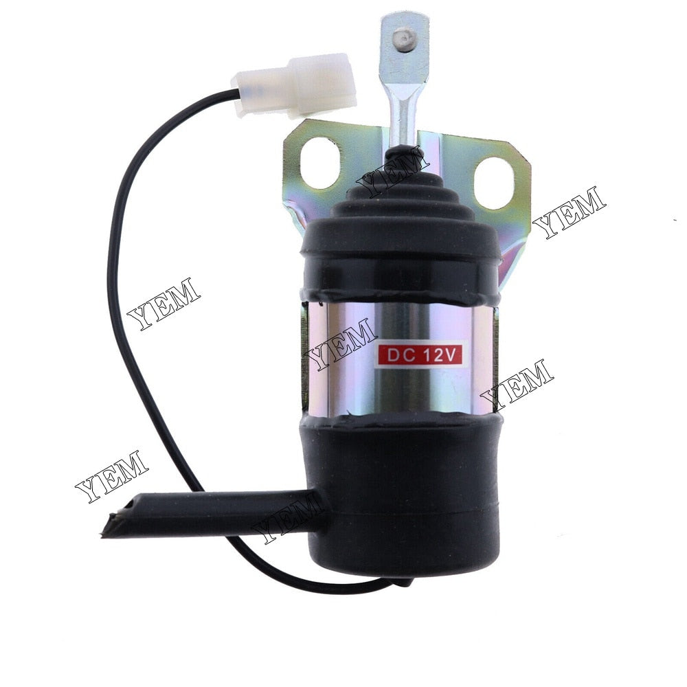 YEM Engine Parts Fuel Shutoff Solenoid 15471-60010 for Kubota B1250 B1750 L2250 L2650 L2900 L4200 For Kubota