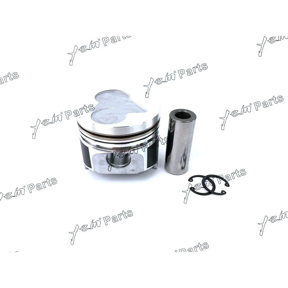 YEM Engine Parts Piston Set Oversize 78mm (+0.50mm) For Kubota D1105 / V1505 Engine Parts For Kubota