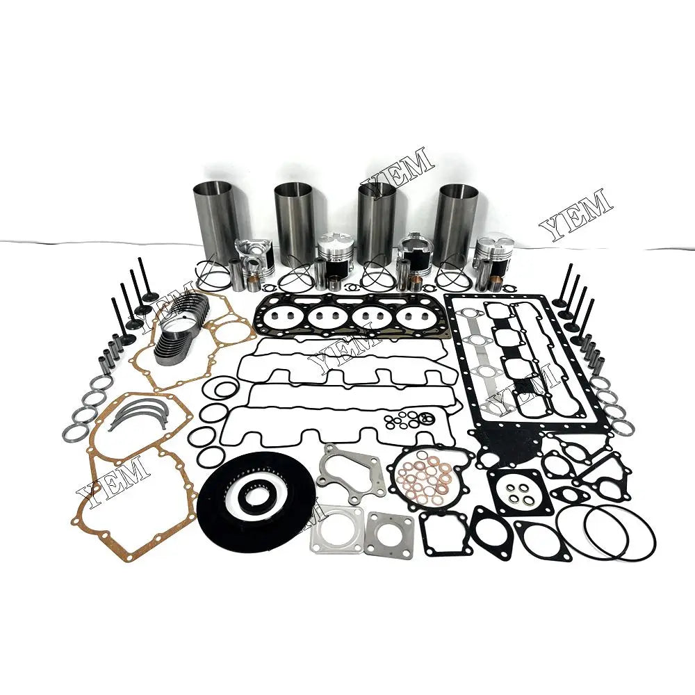 competitive price Engine Overhaul Rebuild Kit Liner Piston With Gasket Bearing Valve Set For Shibaura N844 excavator engine part YEMPARTS