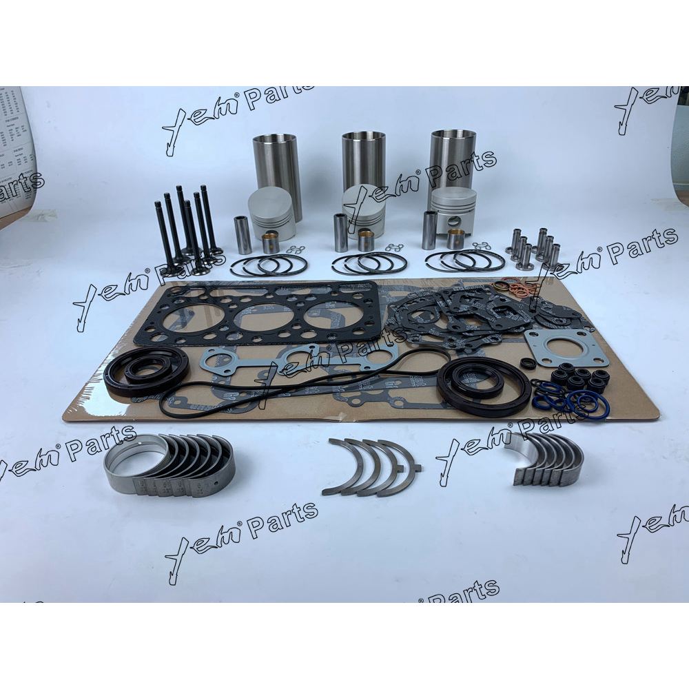 YEM Engine Parts STD Overhaul Rebuild Kit For Kubota D750 IDI 3 Cylinder Engine For Kubota