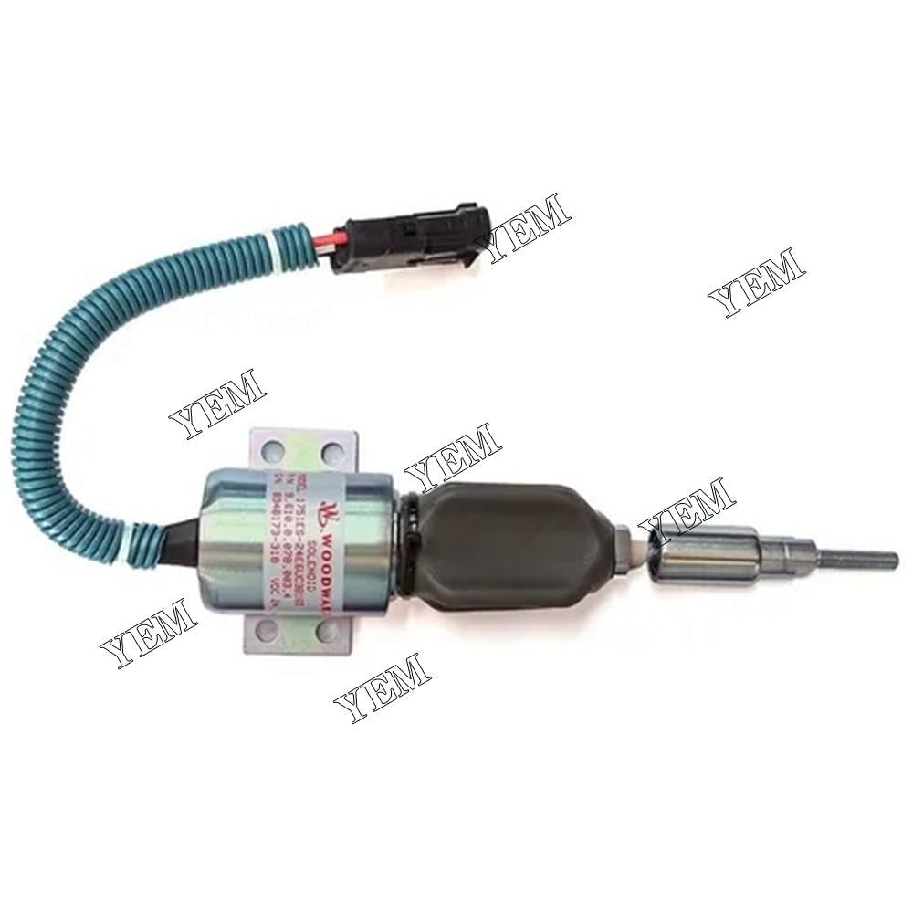 YEM Engine Parts Fuel Shutoff Shutdown Solenoid 1751ES-24E6UC3B1S5 24V DC For DEUTZ Engine For Deutz