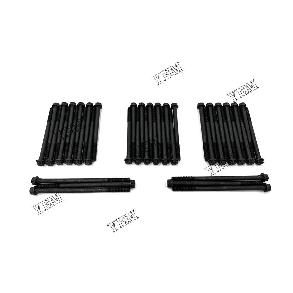 1 year warranty For Isuzu Cylinder Head Bolt 6D24 engine Parts (40pcs) YEMPARTS