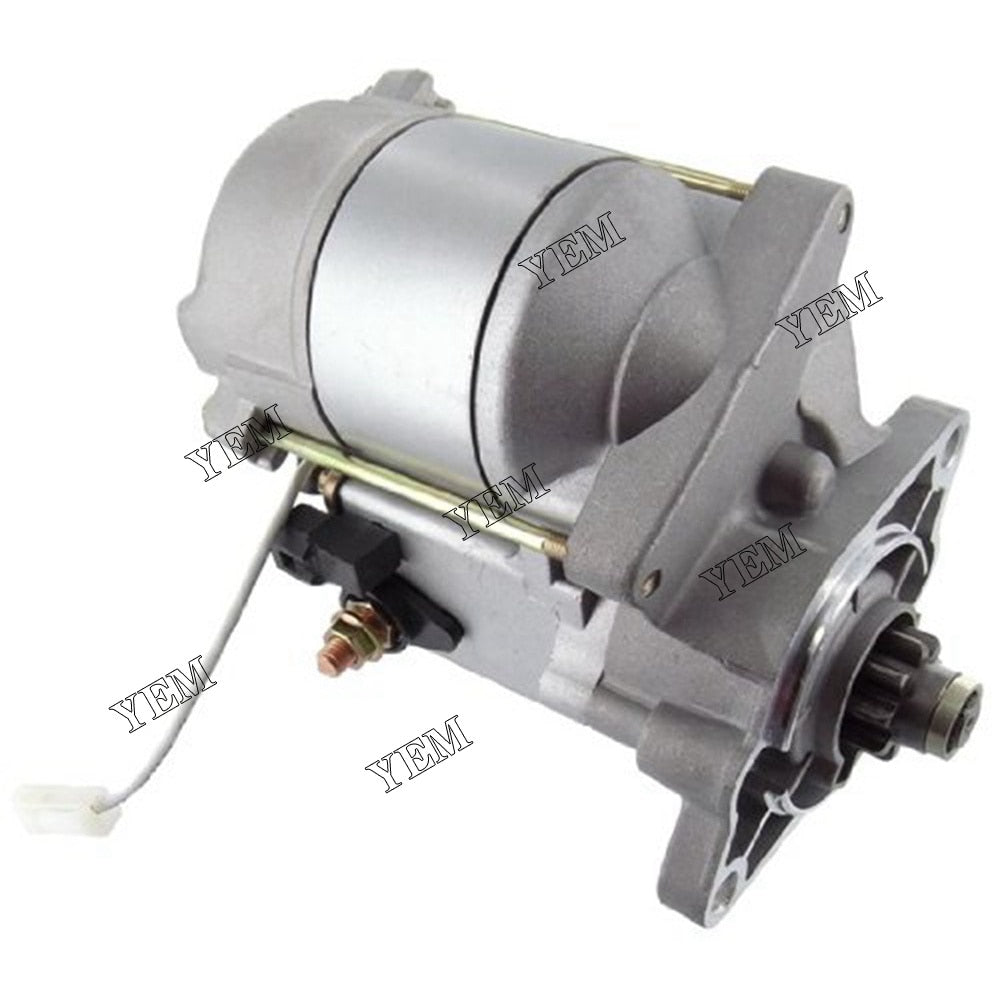 YEM Engine Parts Starter Motor 228000-0980 228000-0981 37560-63010 For Denso Kubota 1.2KW 12V 9T For Kubota