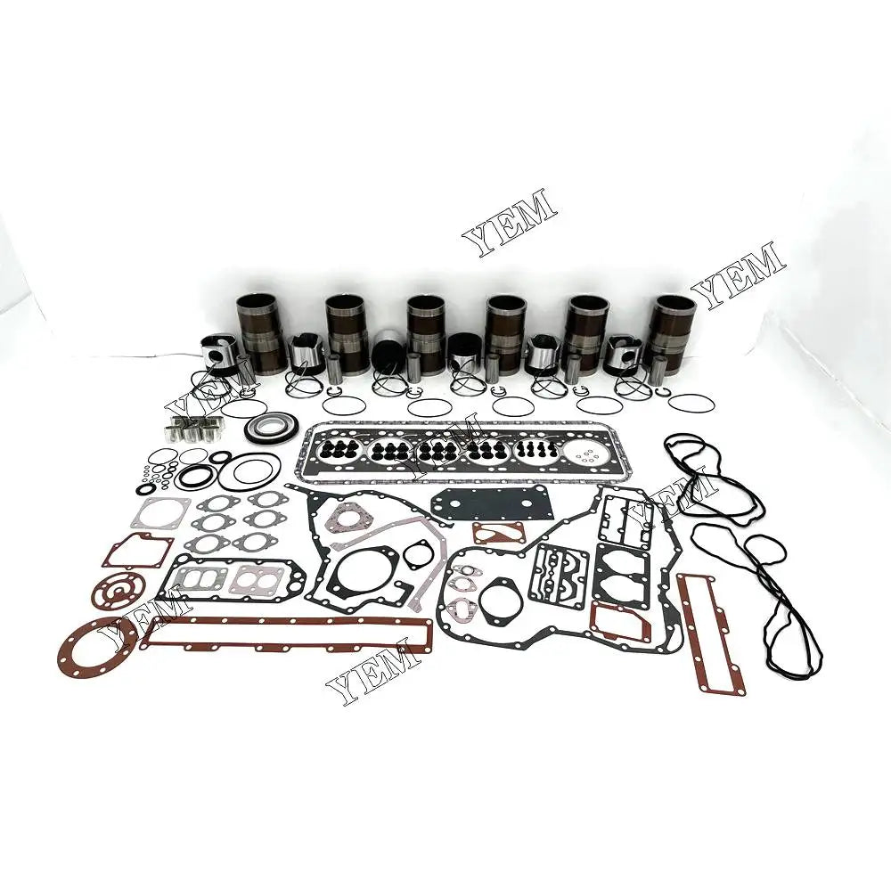 1 year warranty For Cummins Rebuild Kit With Cylinder Gasket Kit Piston Rings Liners ISL330 engine Parts YEMPARTS