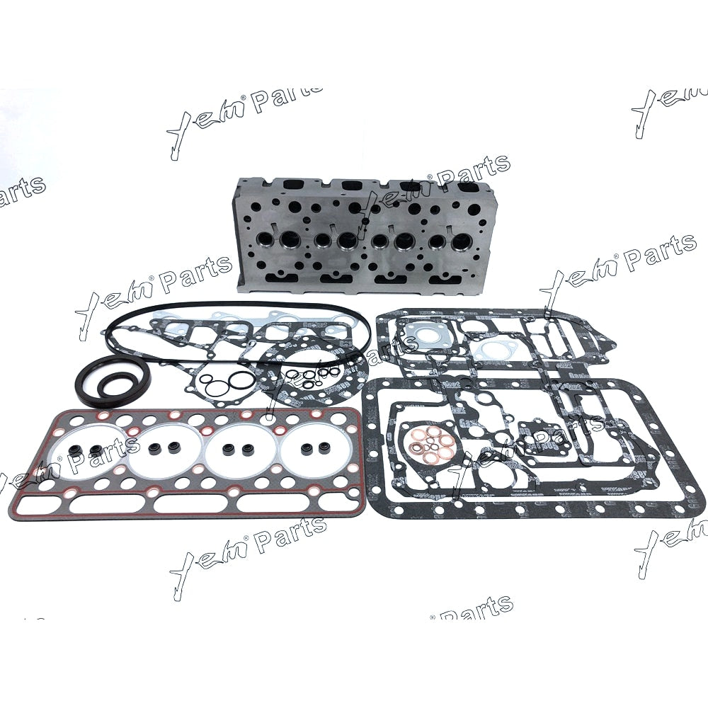 YEM Engine Parts V1902 Cylinder Head w Valves & Full Gasket For Kubota KH20 KH151 KX101 KX151 For Kubota