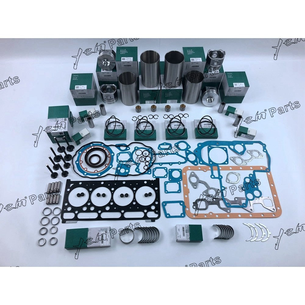 YEM Engine Parts New Overhaul Rebuild Kit For Kubota V2403-M-DI-EU For Bobcat Skid Steer Loader S150 For Kubota