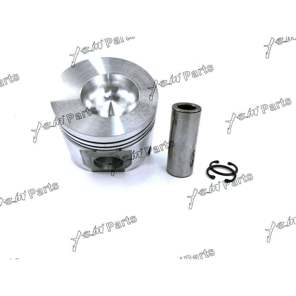 YEM Engine Parts 3 Sets STD Piston Set (Clip & Pin) W Rings For Yanmar 3TNE88 3D88E 3D88 Engine For Yanmar