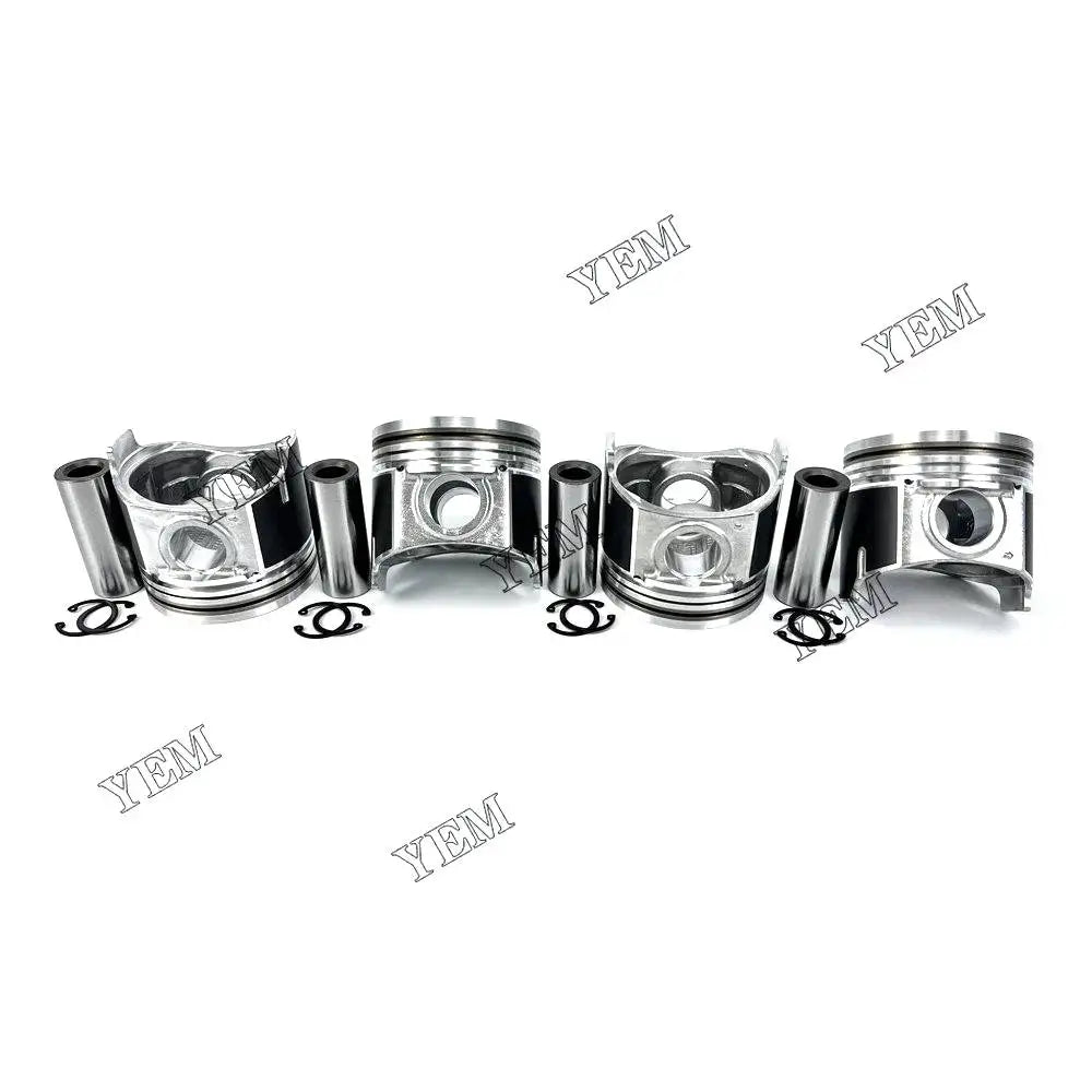 4X Part Number 1J705-21111 68x26 Piston For Kubota V2607 V2607-CR Engine YEMPARTS