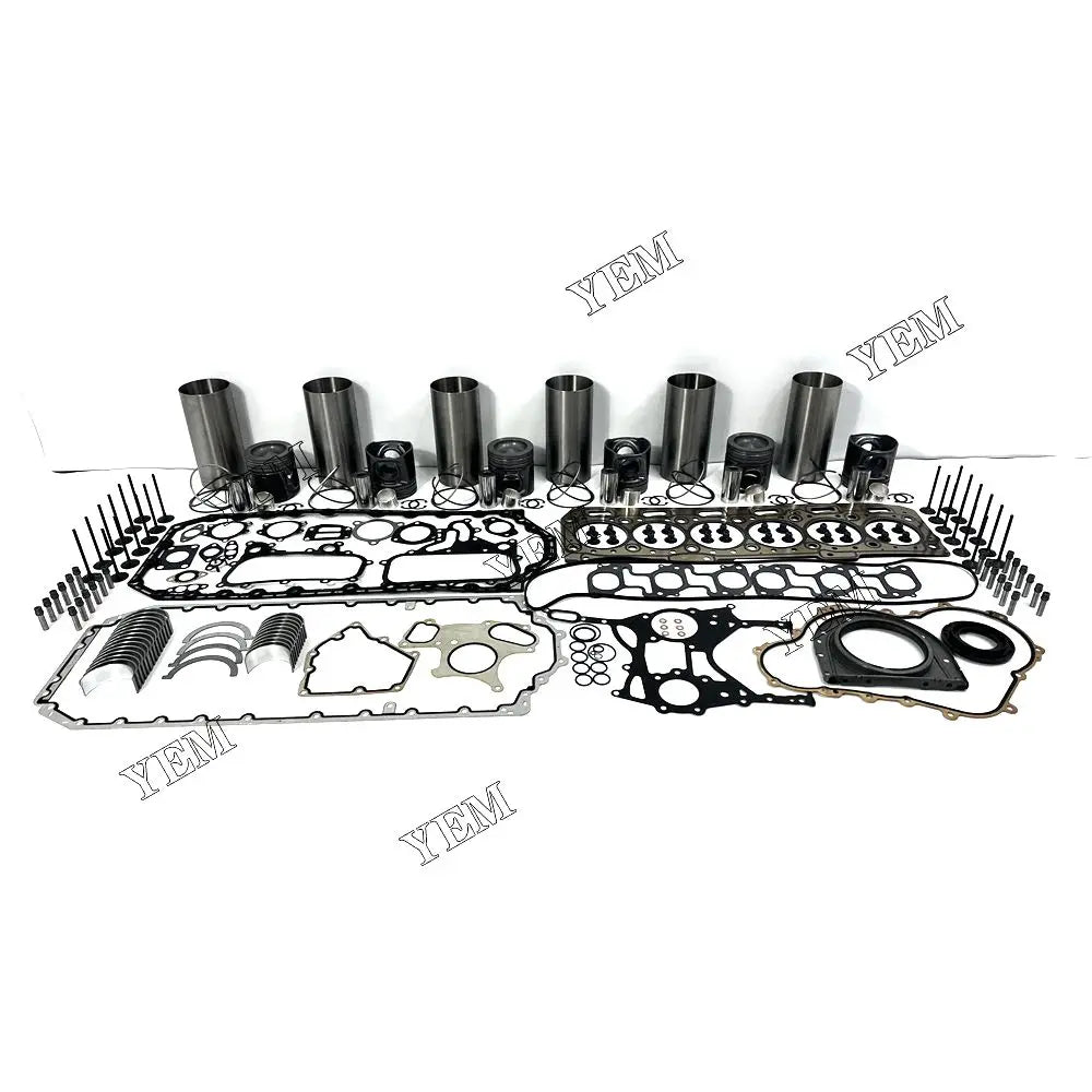 competitive price Engine Rebuild Kit With Engine Gasket Set Bearings Valve For Caterpillar C6.6-CR excavator engine part YEMPARTS