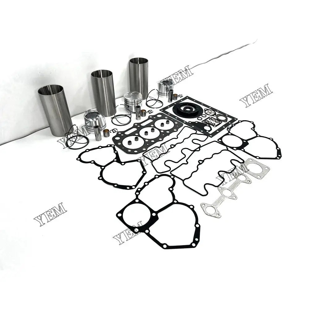 competitive price Engine Liner Kit With Full Gasket Set For Shibaura S773L excavator engine part YEMPARTS