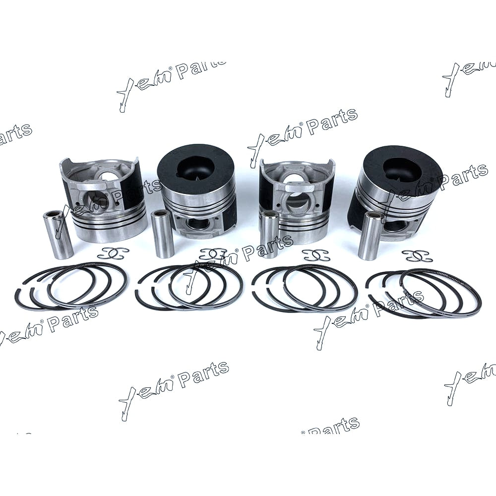 YEM Engine Parts Piston + Ring Kit Set STD 109mm For Kubota V4300 (16132-21110) Engine Parts For Kubota