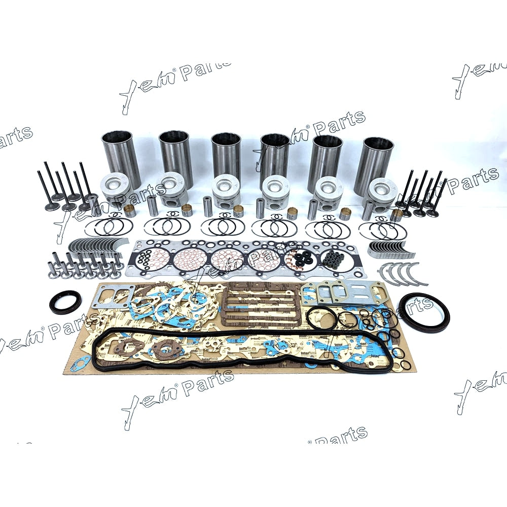 YEM Engine Parts DB58 DB58T DB58TIS Engine Rebuild Kit & Oil Pump For Doosan Daewoo S225LC S130LC For Doosan