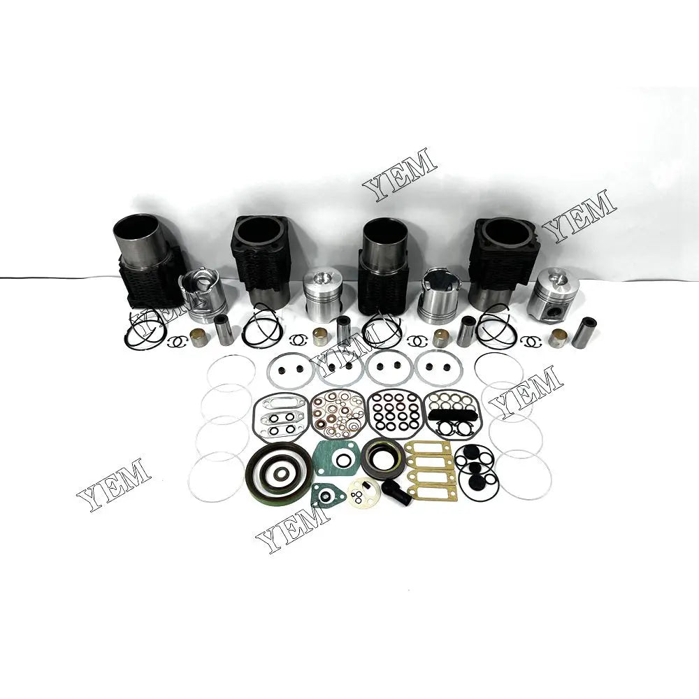 competitive price Overhaul Liner Kit With Gasket Set For Deutz BF4L913 excavator engine part YEMPARTS