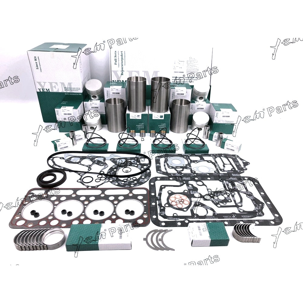 YEM Engine Parts For Kubota V1702 V1702B Engine Overhaul Rebuild Kit For KH90 For Bobcat743 733 Excavator For Kubota