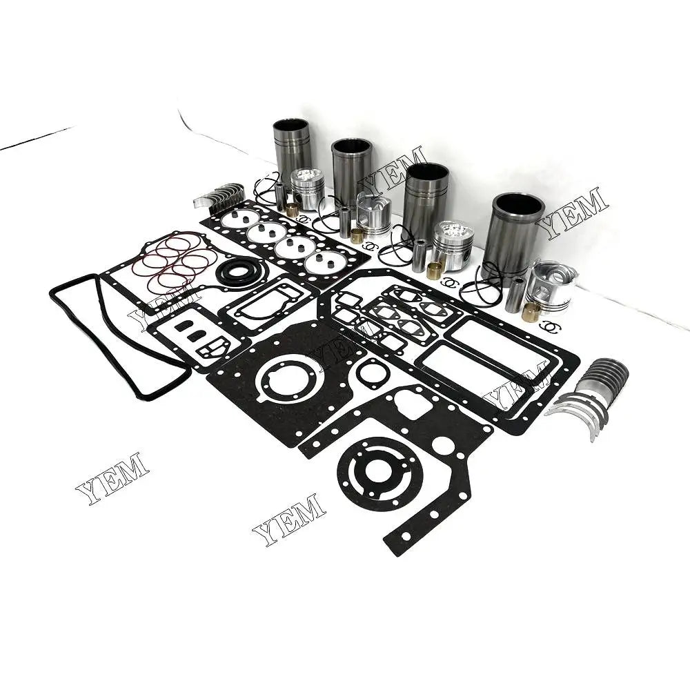 Free Shipping N4105ZLD52 Rebuild Kit With Bearings Piston Ring Liner Cylinder Gaskets Bearings Piston For Weichai engine Parts YEMPARTS