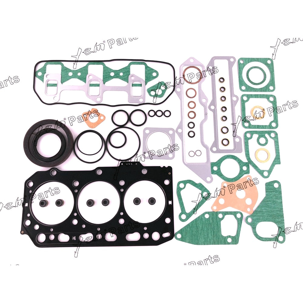 YEM Engine Parts Full Gasket Kit with Head Gasket For Yanmar 3D84-3 3D84E Komatsu Excavator For Yanmar