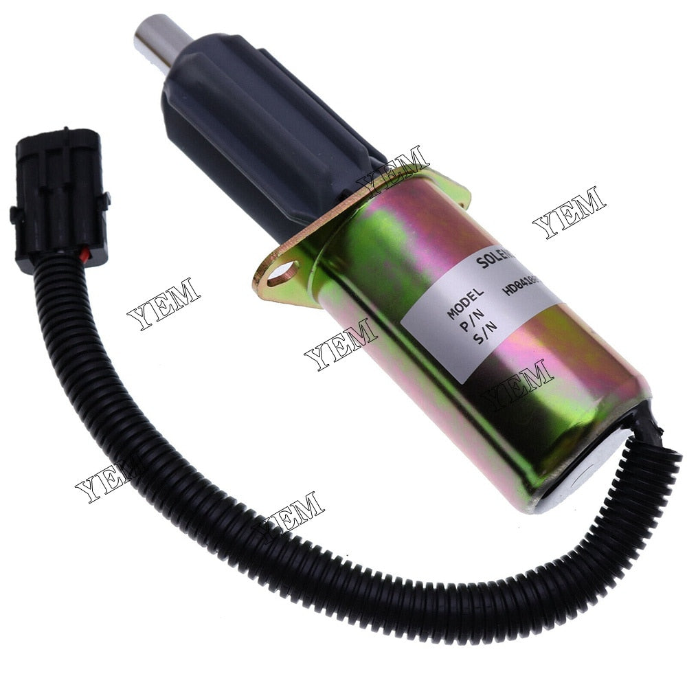 YEM Engine Parts Shut off Solenoid For 3921980 M923A2 5 Ton Military Truck For Cummins 6CTA 8.3 24V For Cummins