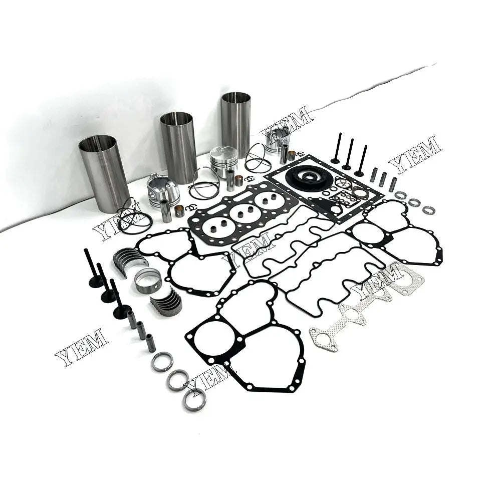 competitive price Engine Overhaul Rebuild Kit Liner Piston With Gasket Bearing Valve Set For Perkins 403D-11 excavator engine part YEMPARTS