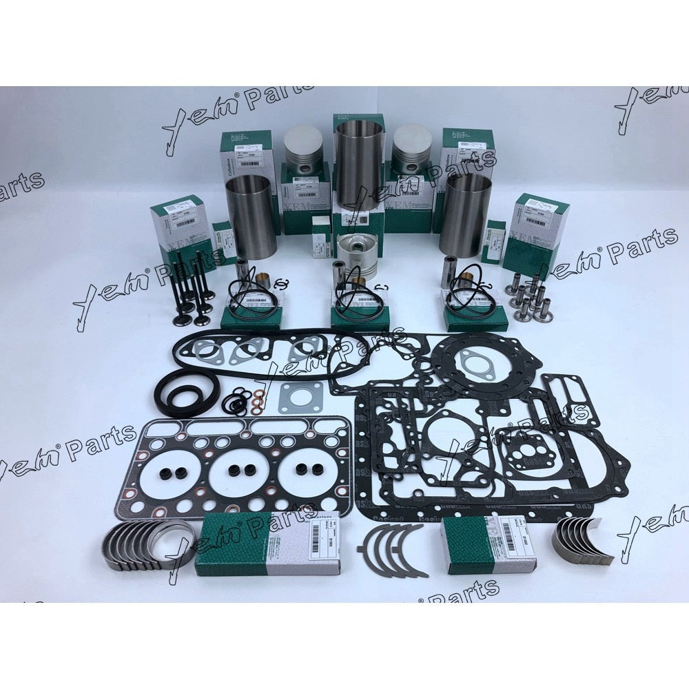 YEM Engine Parts D1302 D1302DI D1302A Overhaul Kit For Kubota Engine L2250DT Tractor KH60 KH11H For Kubota