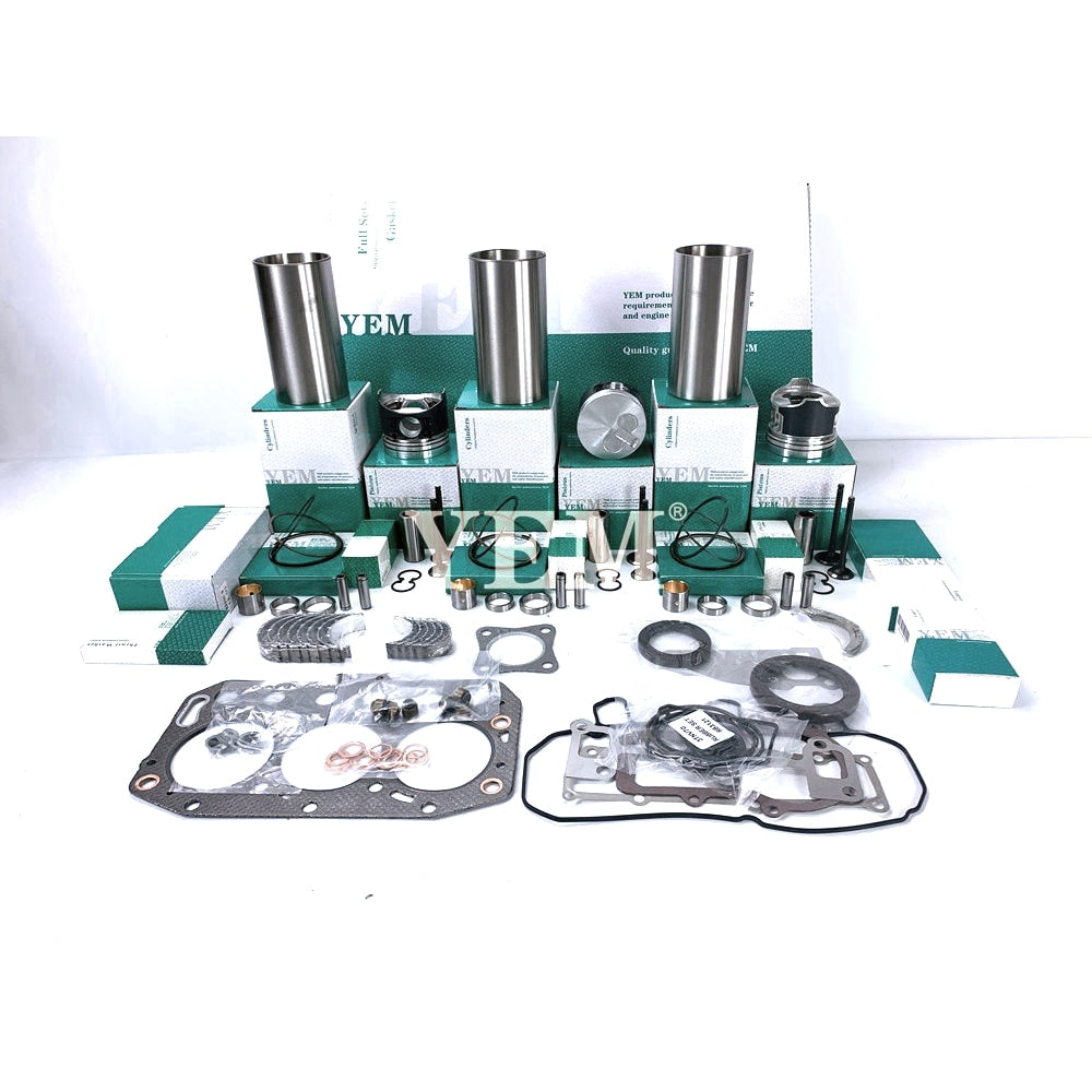 YEM Engine Parts For Yanmar Engine 3TNV70-HGE For John Deere Gator XUV 850D Overhaul Rebuild Kit For Yanmar