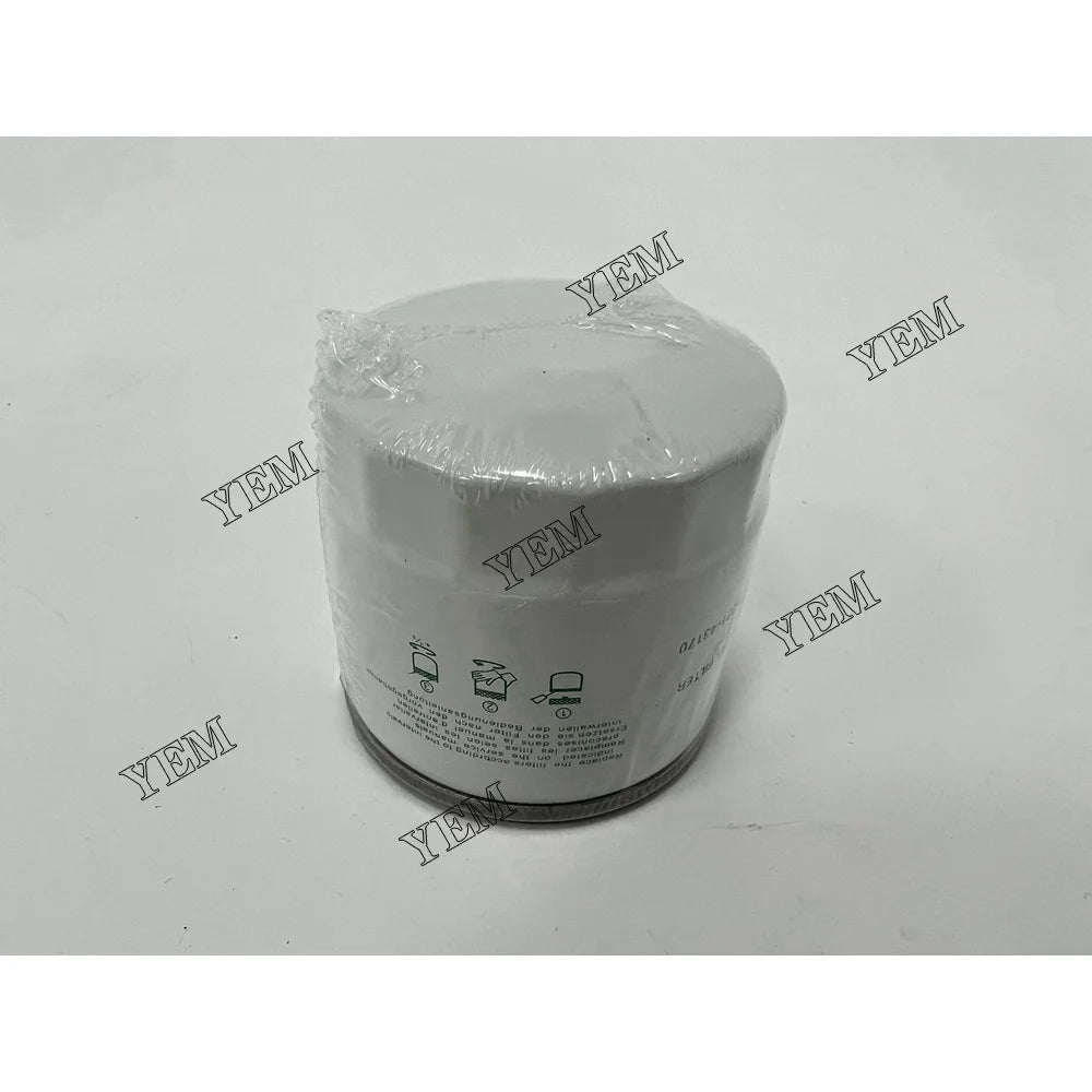 Free Shipping D722 Fuel Filter Element 15221-43170 For Kubota engine Parts YEMPARTS