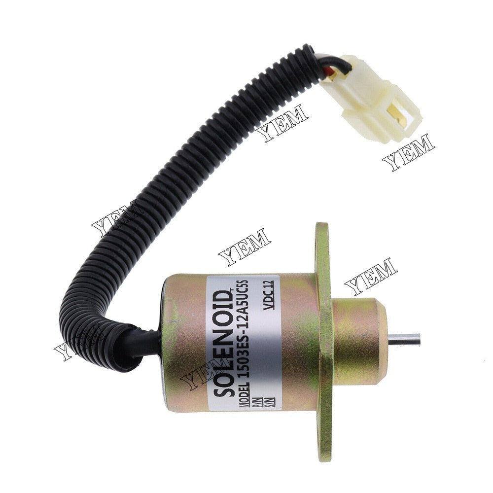 YEM Engine Parts 12V Stop Solenoid 17454-60010 17594-60014 For Kubota 05 Series BX2200 For Kubota