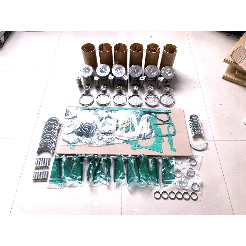 YEM Engine Parts Rebuild Kit For Mitsubishi S6KT S6K Caterpillar 3066 Engine 320B 320L W Valves For Caterpillar