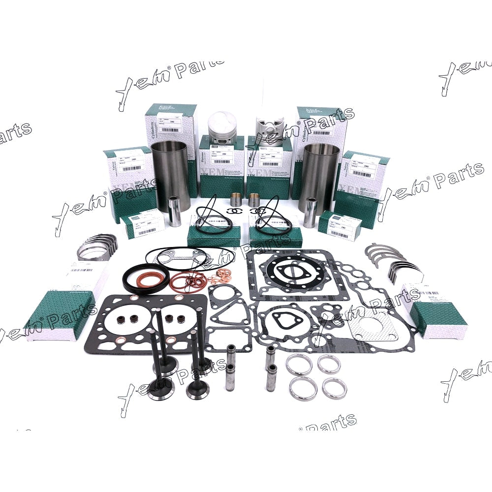 YEM Engine Parts Z500 ZB500 Overhaul Rebuild kit For Kubota Tractor B5000 B5001 B5100 For Kubota