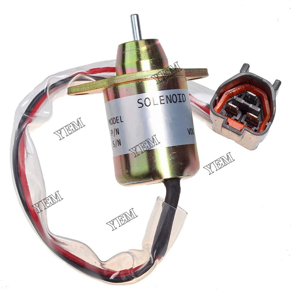 YEM Engine Parts Fuel Shutoff Solenoid 129612-77940 for Yanmar 4TNV98 4TNV94 Engine For Yanmar