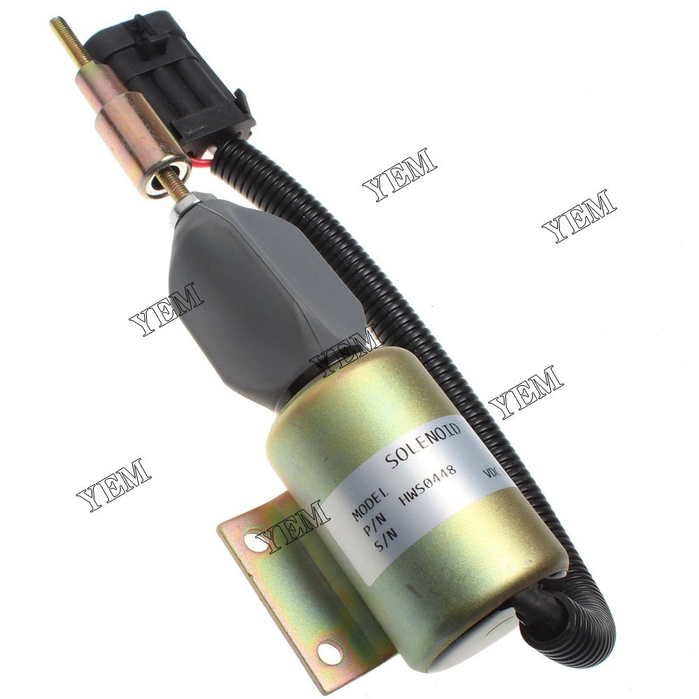 YEM Engine Parts Fuel Shutoff Solenoid F3HZ-9N392-D 12V Ford Heavy Duty Truck 2003ES-12E6UC4B5S2 For Other