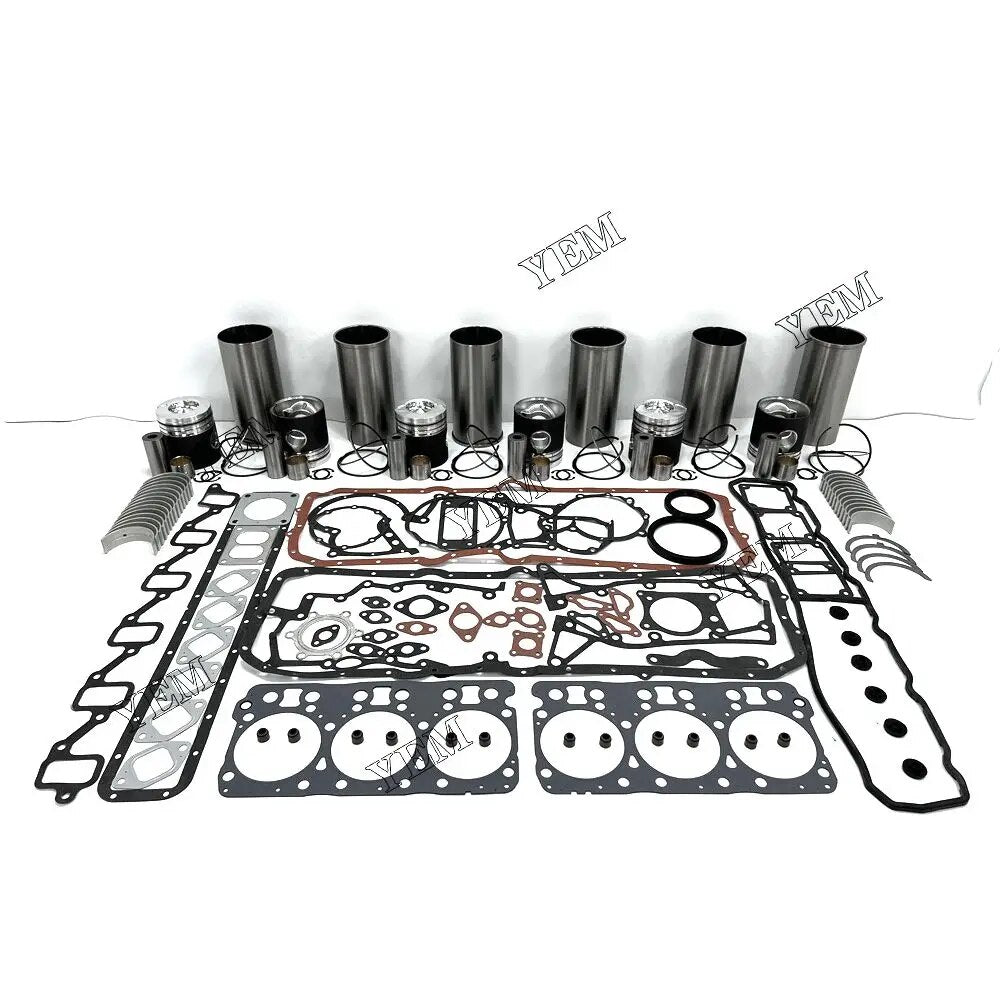 For Doosan excavator engine DE12T Engine Overhaul Rebuild Kit With Gasket Set Engine Valves Main Connrod Bearing YEMPARTS