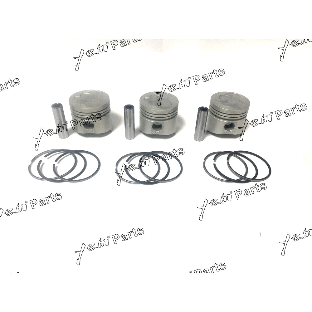 YEM Engine Parts Piston Set STD 70mm For MITSUBISHI L3C x3 PCS Engine Parts For Mitsubishi