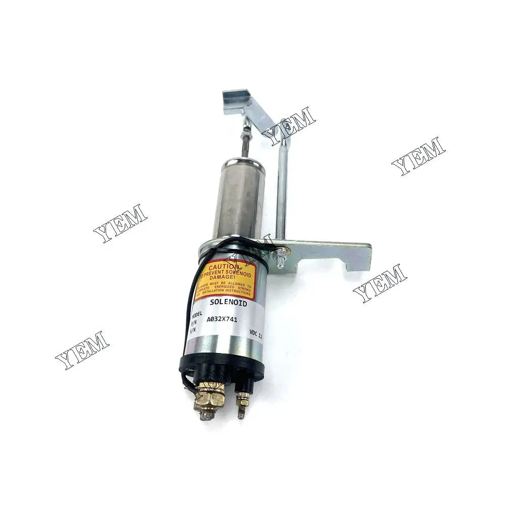 competitive price A044F794 A032X741 S746384 SS93411 Shutdown Solenoid For Cummins 4BT 6BT S3.8 excavator engine part YEMPARTS