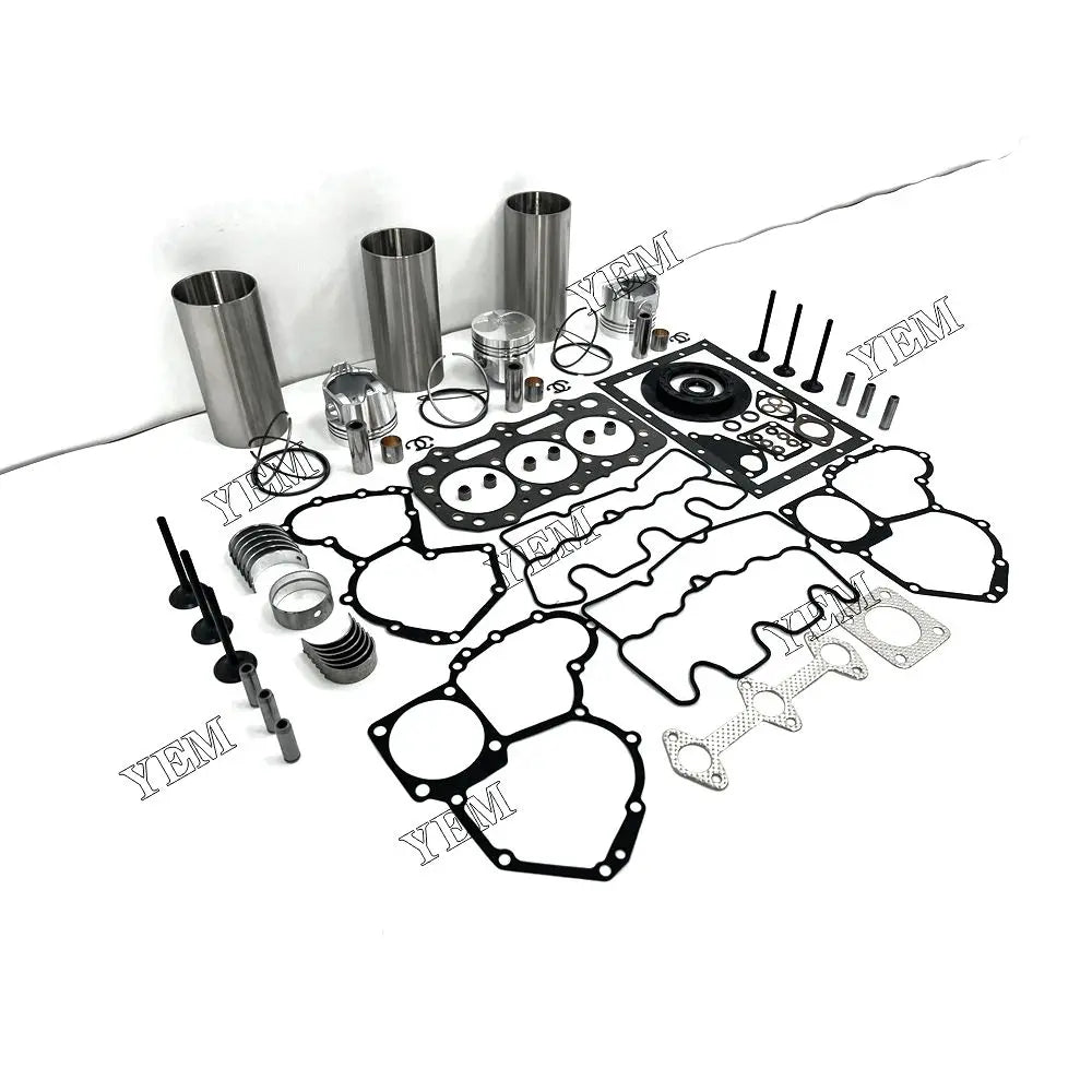 competitive price Engine Overhaul Rebuild Kit With Gasket Bearing Valve Set For Shibaura S773 excavator engine part YEMPARTS