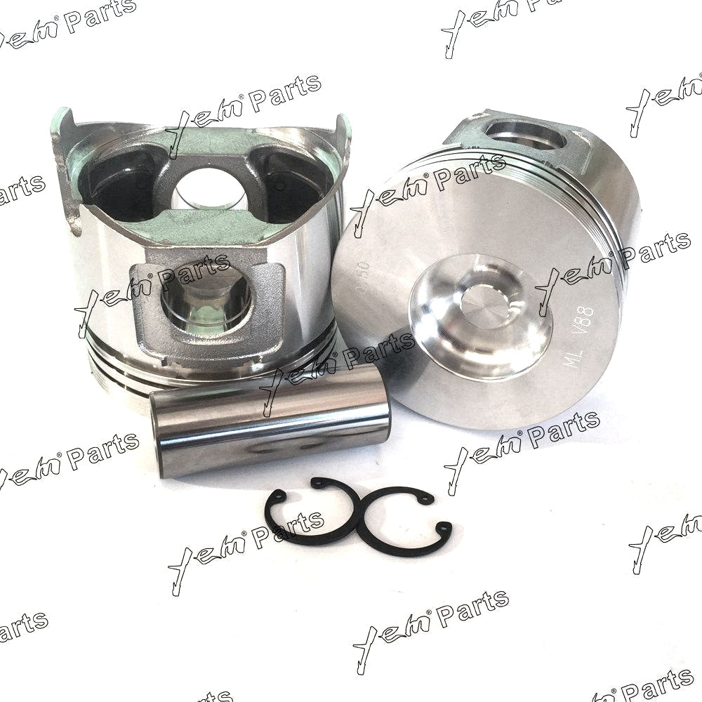 YEM Engine Parts Piston Set STD 88mm For Yanmar 4TNV88 Engine Parts For Yanmar