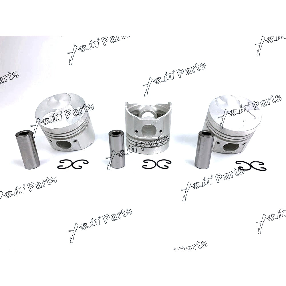 YEM Engine Parts Pistons Set For Kubota D905 STD x3 PCS Engine Parts For Kubota