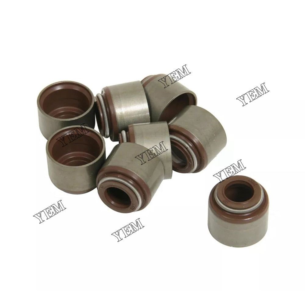 YEM Engine Parts Valve Seal 8 Pieces Fit For Yanmar 4TNE98 4TNE94 Engine For Yanmar