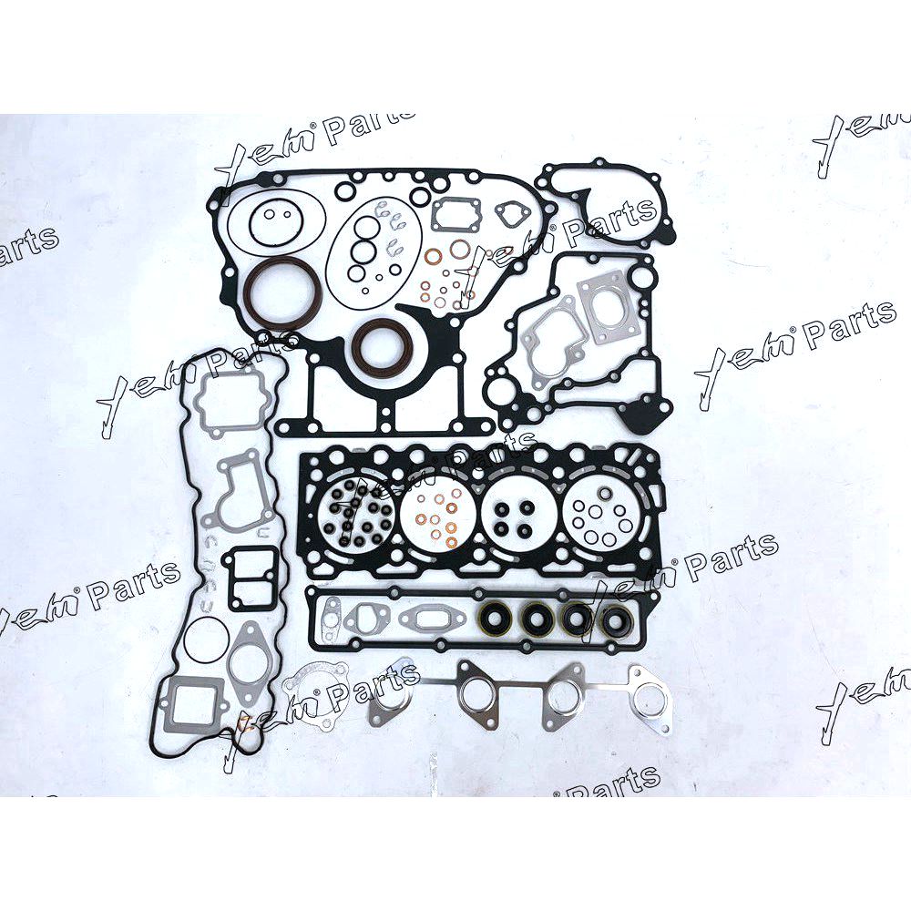 YEM Engine Parts V3007 V3007-DI-T Full Overhaul Gasket Kit For Kubota Engine Upper Lower Set For Kubota