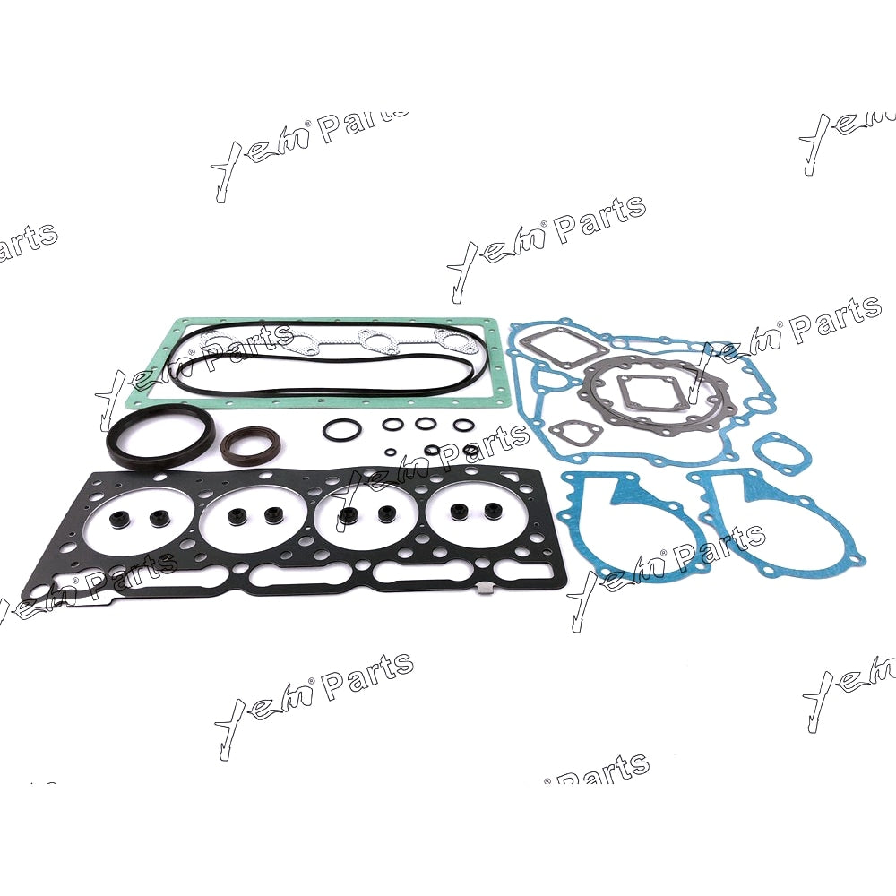 YEM Engine Parts V1505 Engine full Gasket kit For Kubota Tractor 16285-99352 with Head Gasket For Kubota